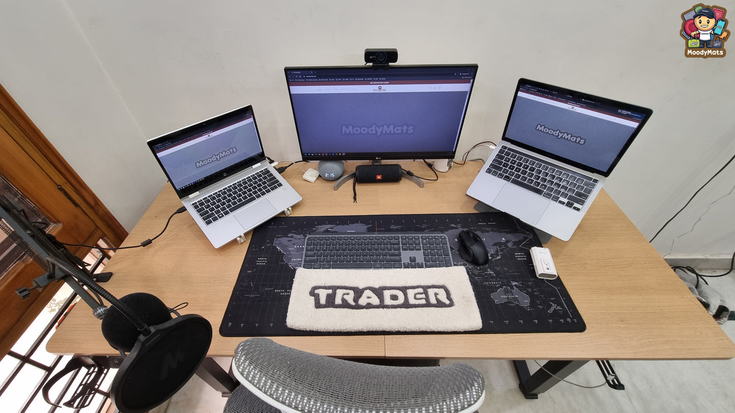 Trader Keyboard Rug