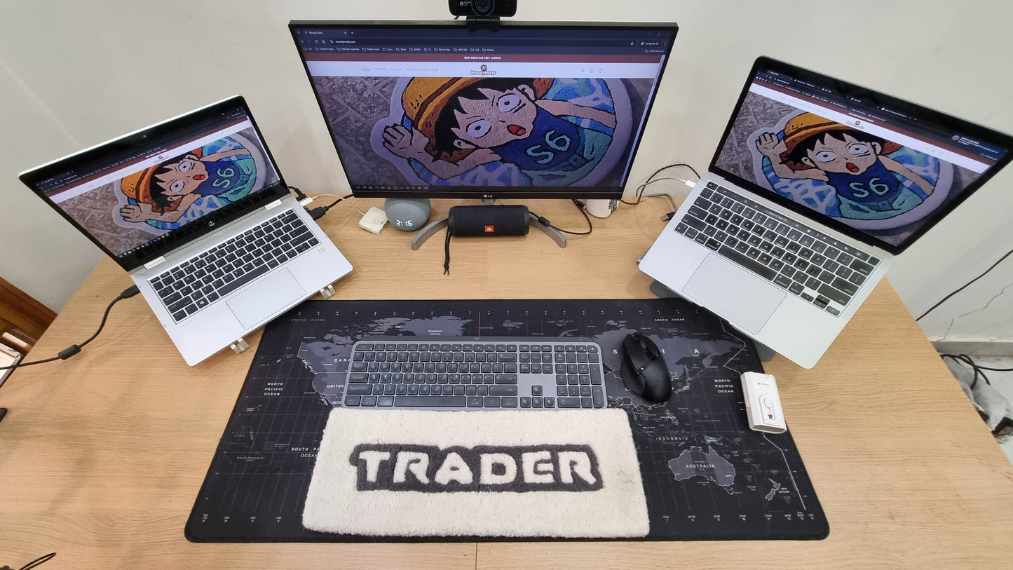 Trader Keyboard Rug