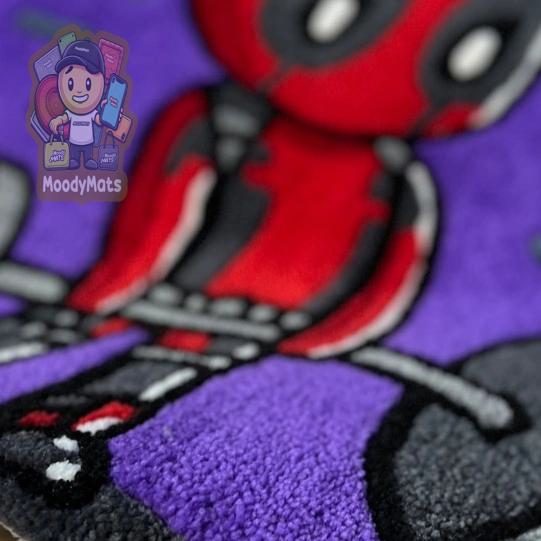 Deadpool Dead-Lift Custom Rug