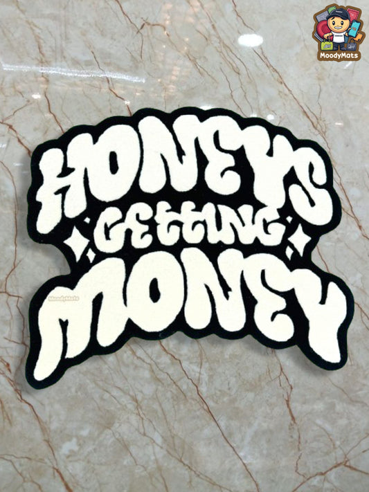 Honey Getting Money Custom Rug