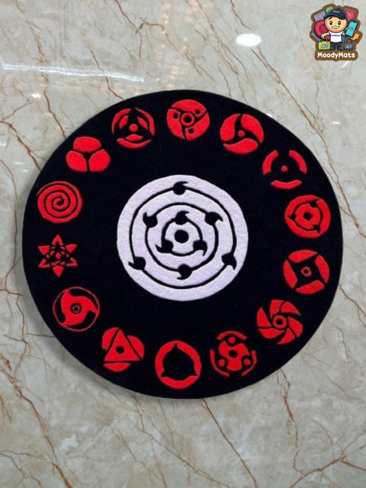 Sharingan Anime Custom Rug