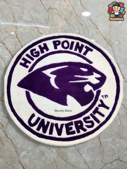 High Point University Brand Custom rug