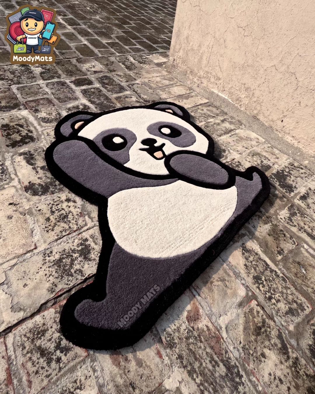 Joyful Panda Custom Rug