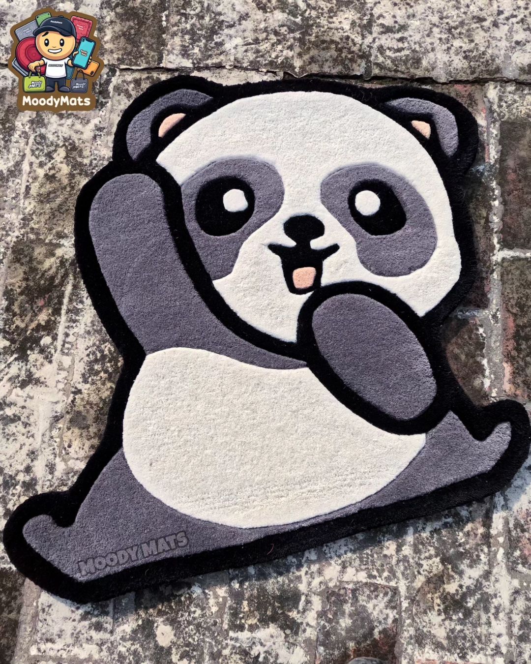 Joyful Panda Custom Rug