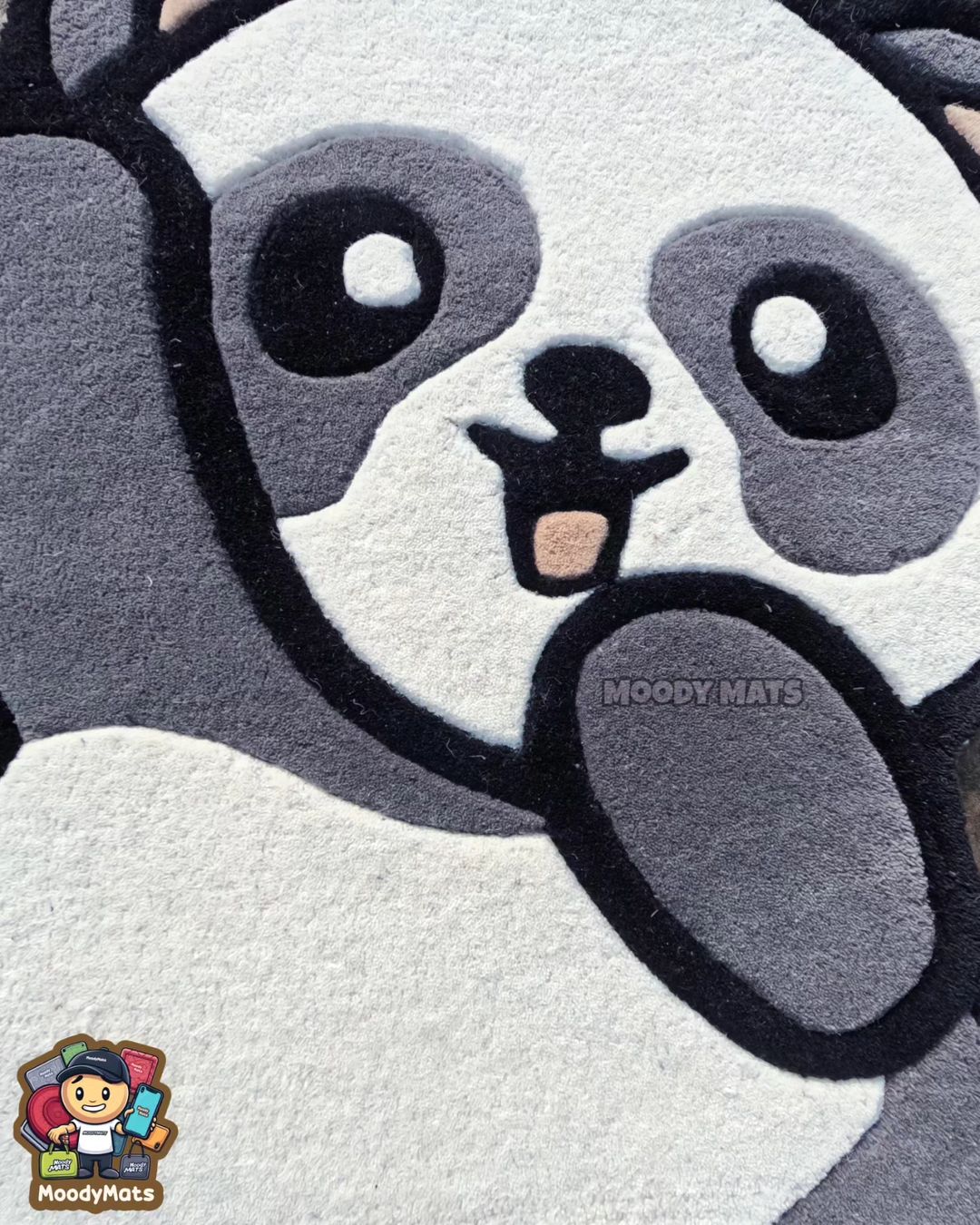 Joyful Panda Custom Rug