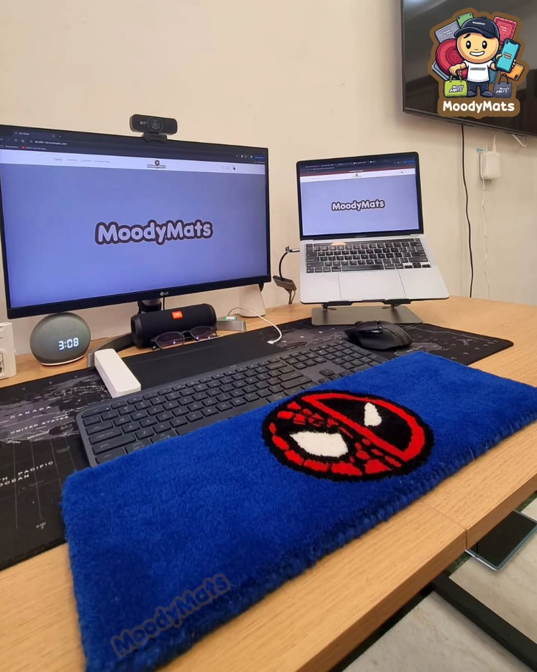 Spiderman Keyboard Rug