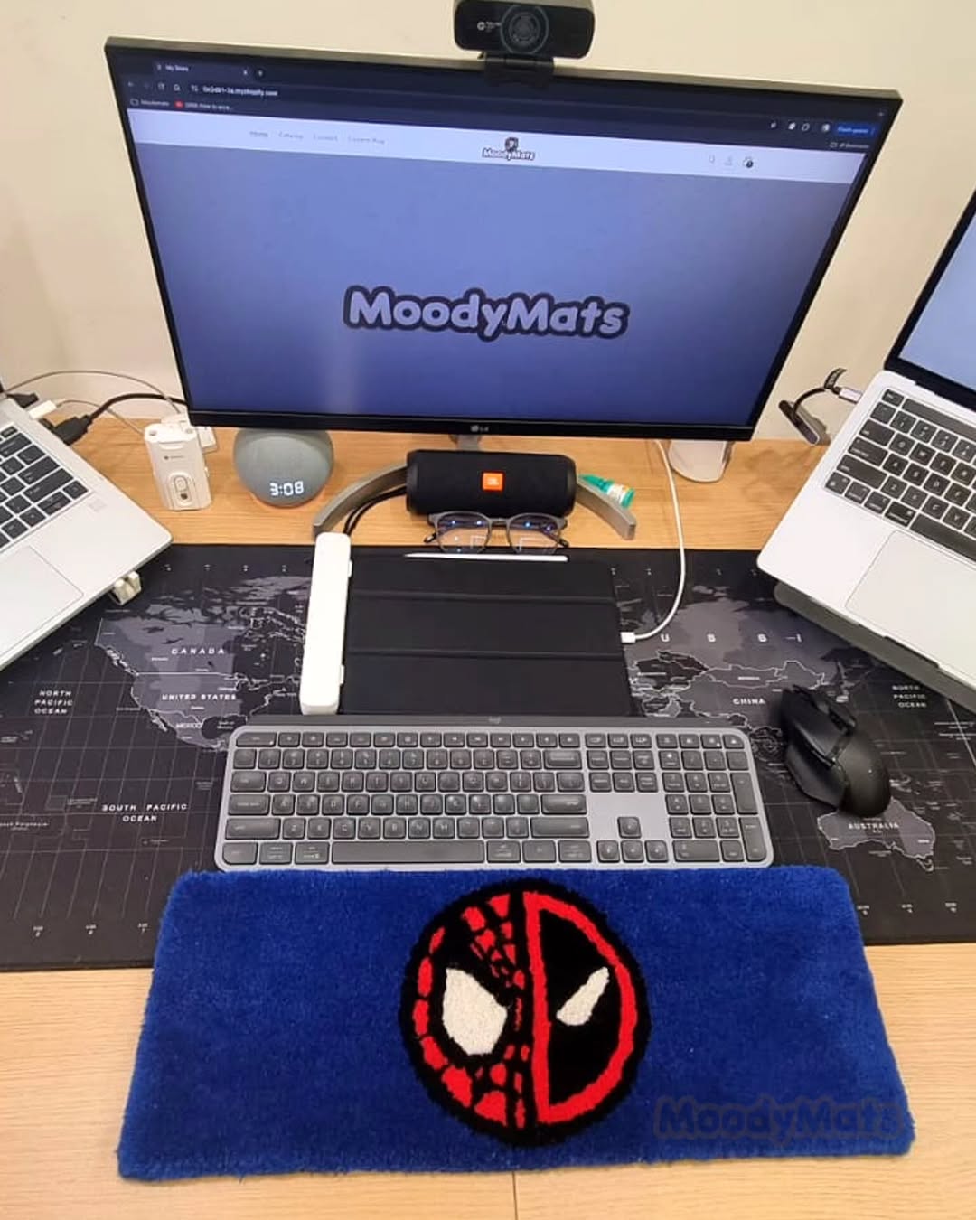 Spiderman Keyboard Rug