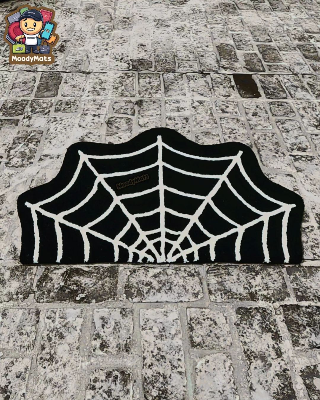 Semi Circle Web Custom rug