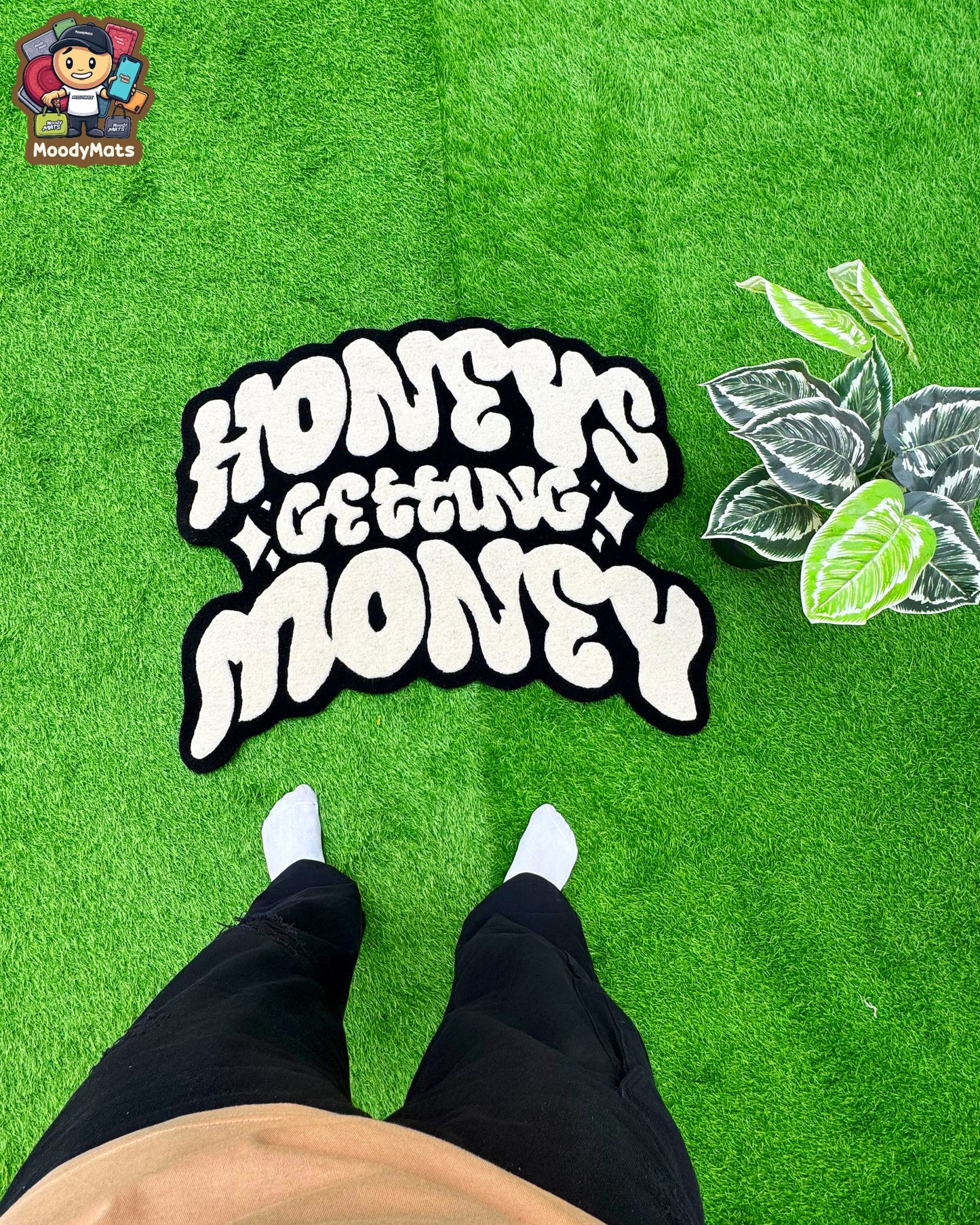 Honey Getting Money Custom Rug