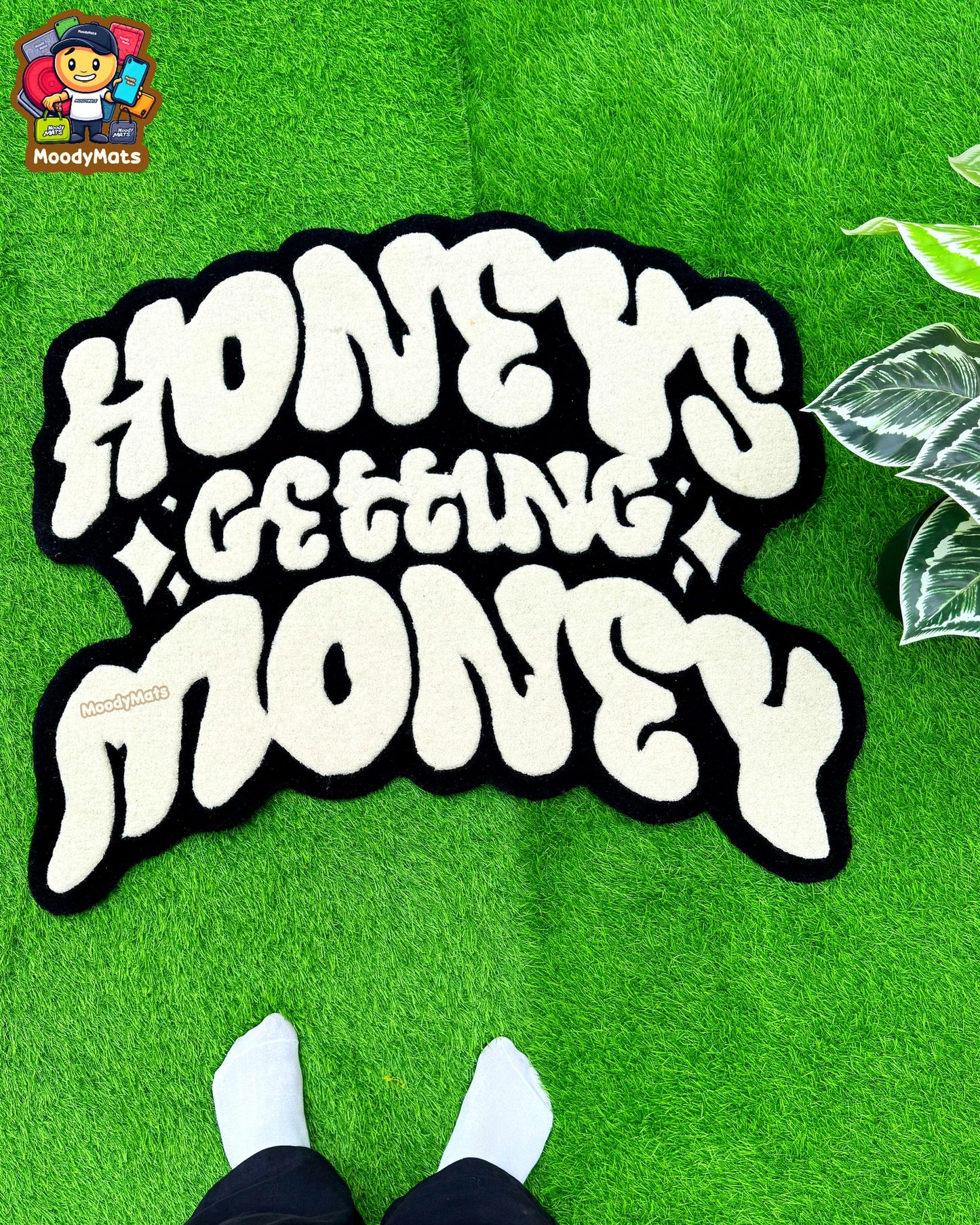 Honey Getting Money Custom Rug