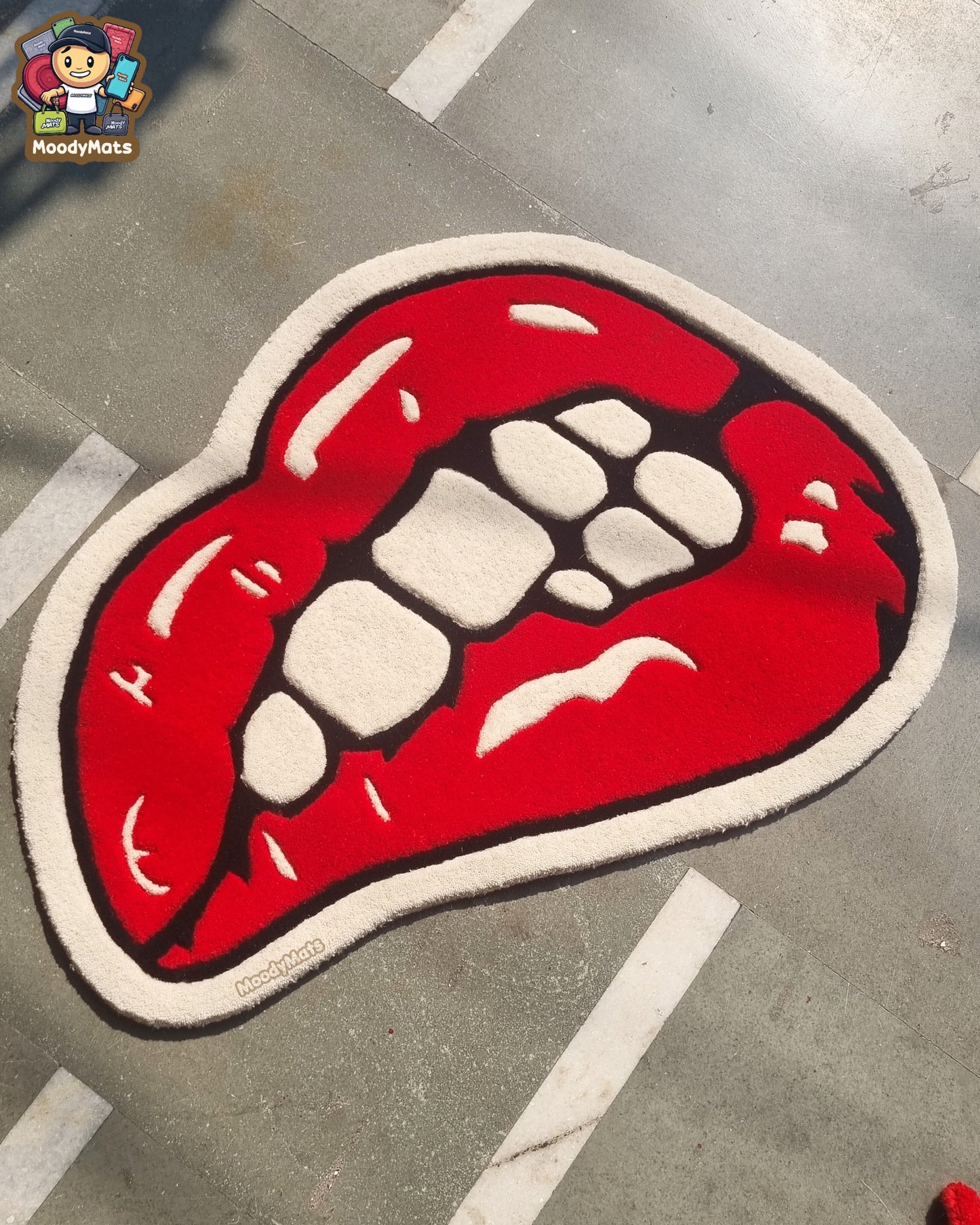 Lips Custom Rug