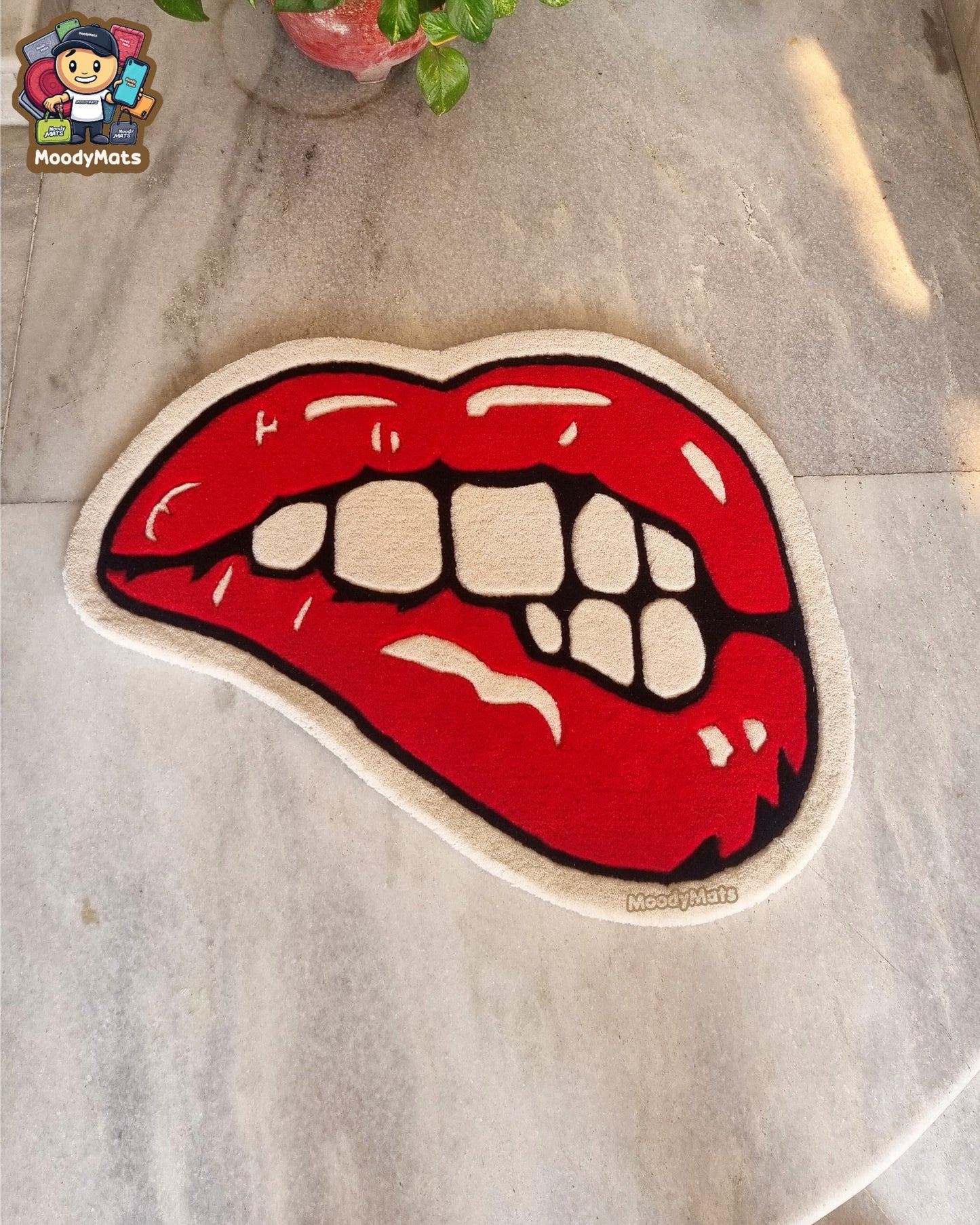 Lips Custom Rug