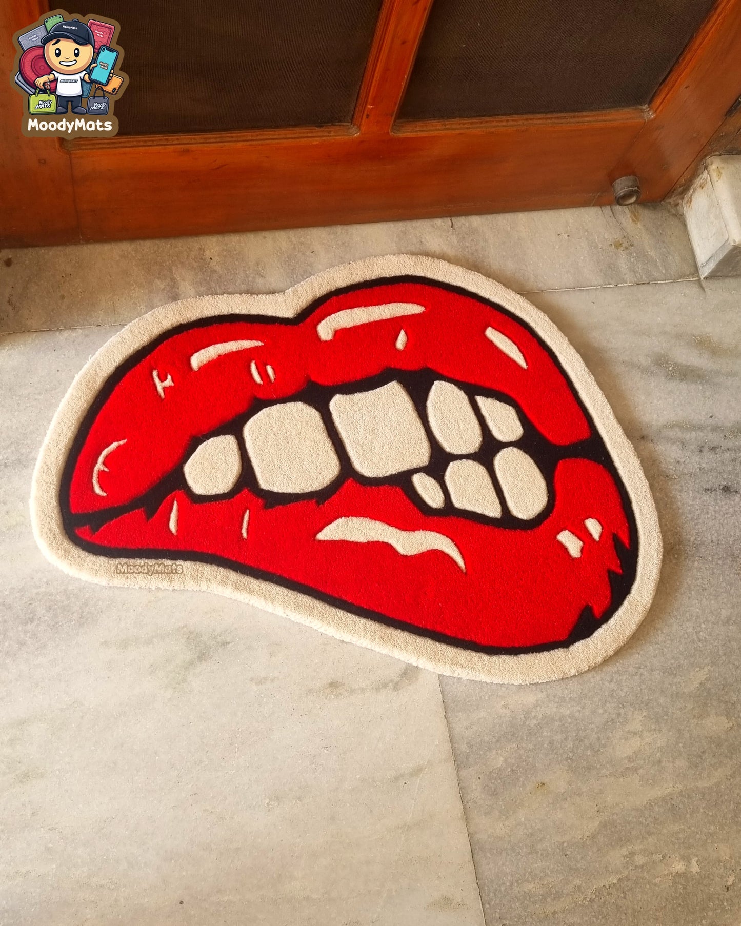 Lips Custom Rug