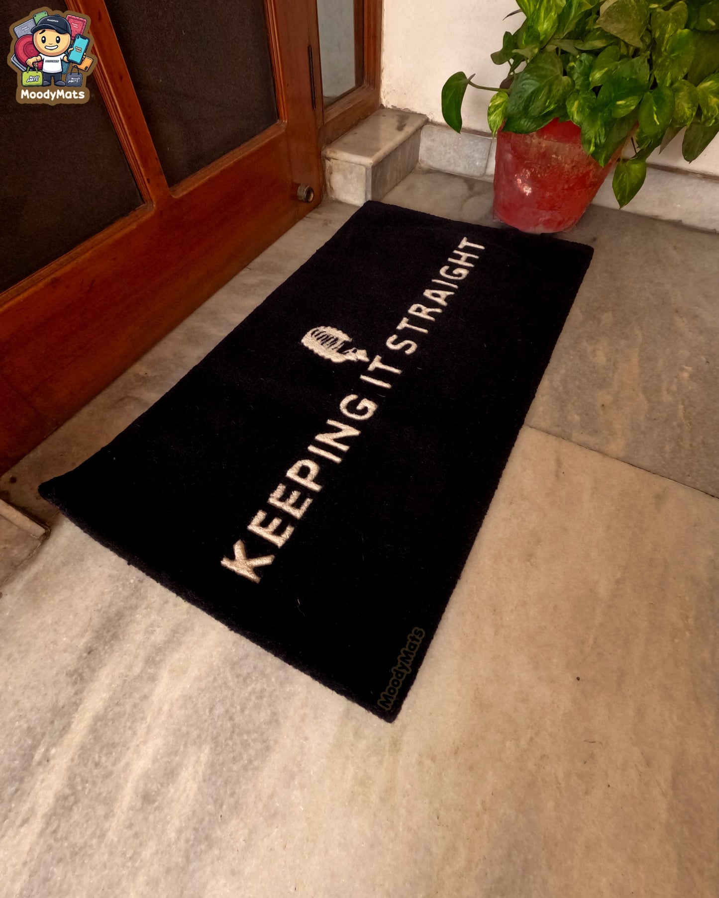 Keeping it Straight Custom Rug