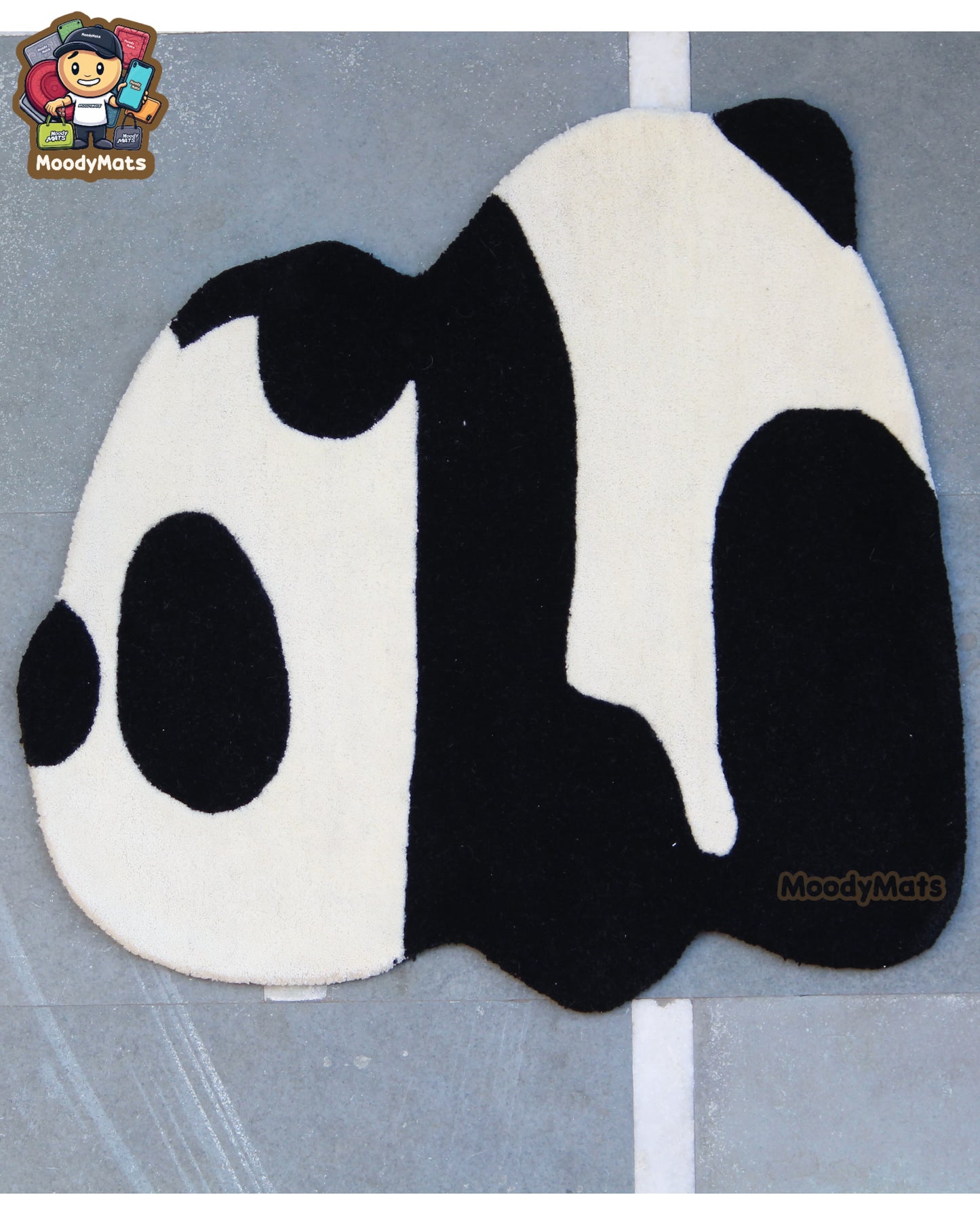 Lazy Panda Custom Rug