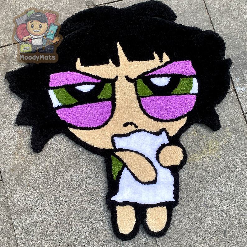 The Powerpuff Sleepy Girl Custom Rug