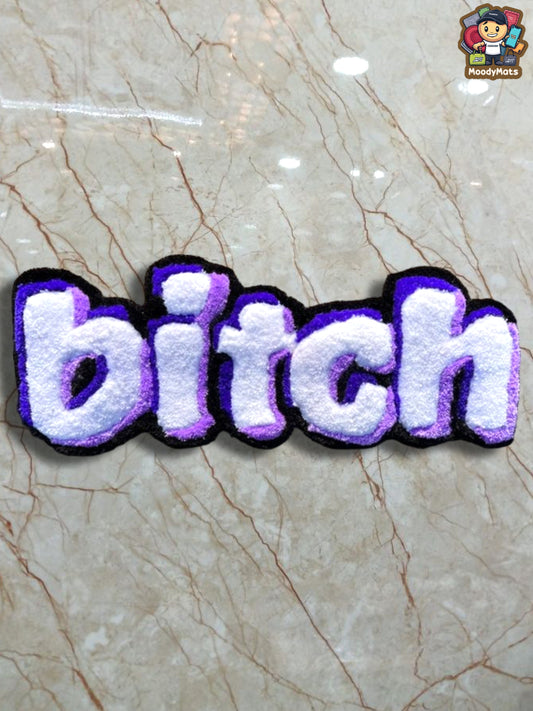 Purple B*tch Custom Rug