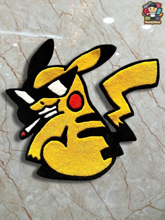 Gangsta Pikachu Custom Rug