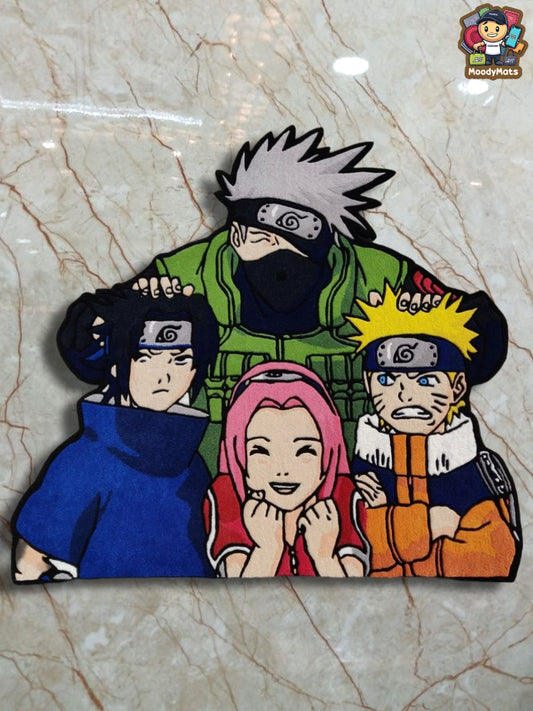 Naruto And Friends Custom Rug