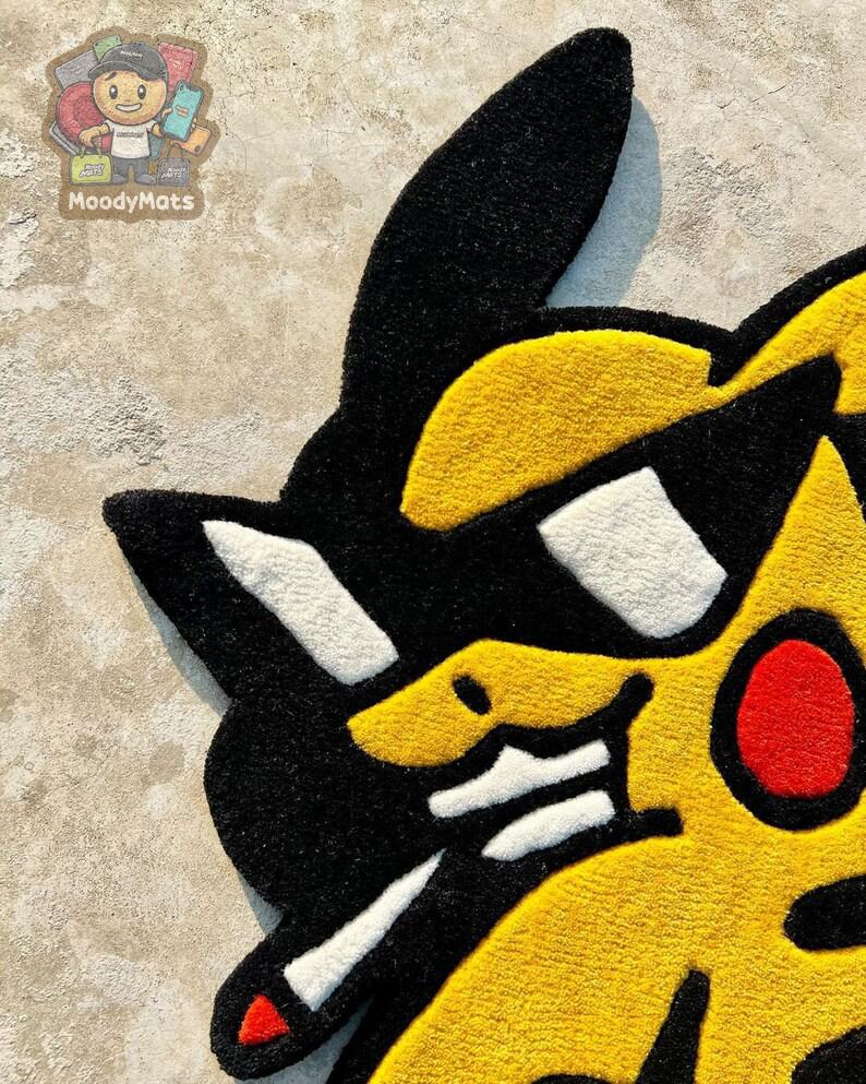 Gangsta Pikachu Custom Rug