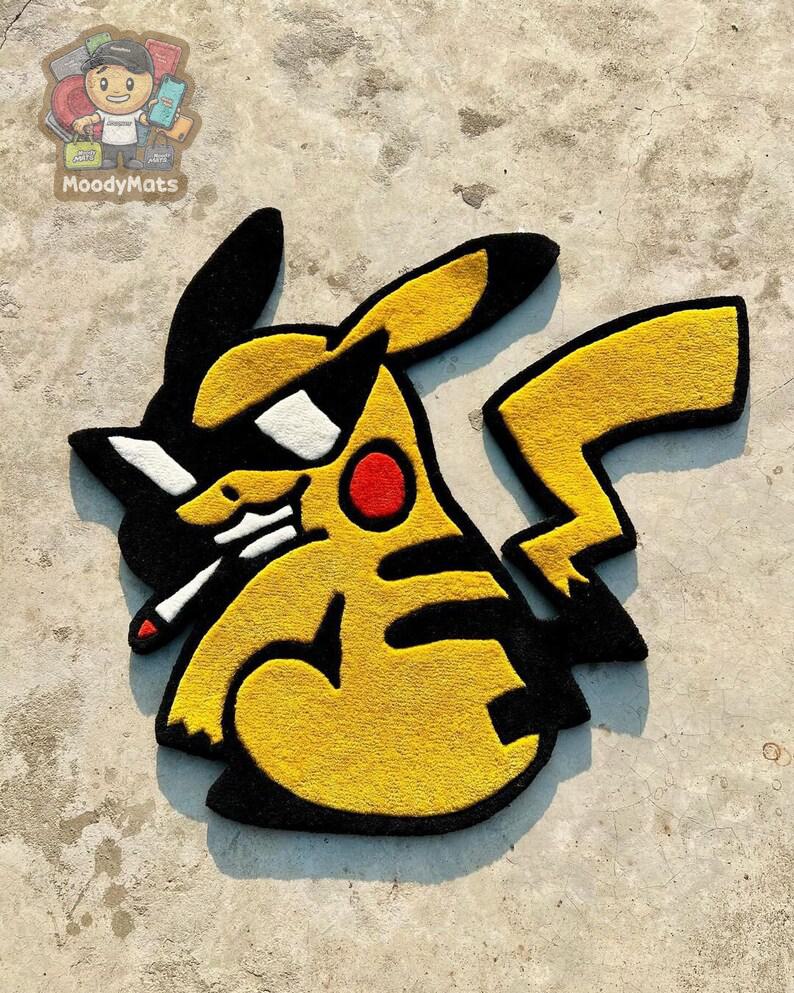 Gangsta Pikachu Custom Rug