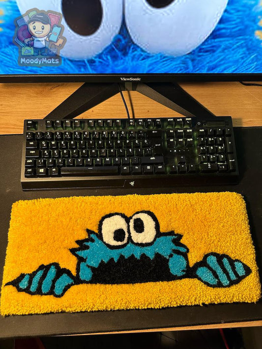 Cookie Monster Keyboard Rug